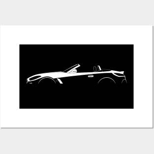 BMW Z4 (G29) Silhouette Posters and Art